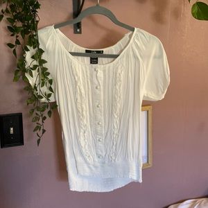 White dress/ office wear blouse